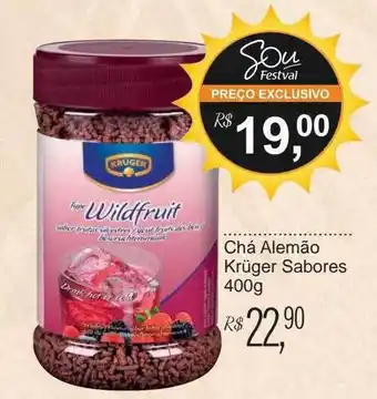 Festval Chá alemão krüger sabores oferta