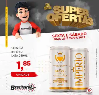 Cerveja Imperio lata 269ml
