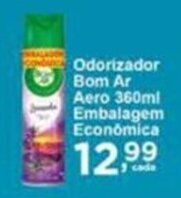 Odorizador Bom Ar Aero 360ml Embalagem Economica
