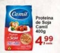 Rossi Supermercado Proteina de Soja Camil 400g oferta