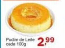 Rossi Supermercado Pudim de Leite cada 100g oferta