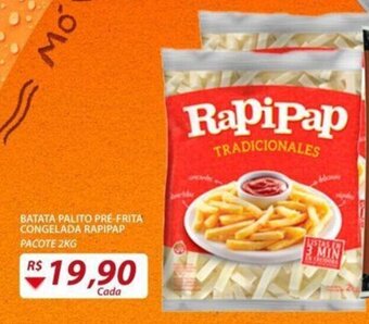 Assaí Atacadista Batata palito Pre Frita congelada Rapipap 2kg oferta