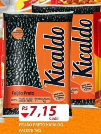 Assaí Atacadista Feijao Preto Kicaldo pacote 1kg oferta