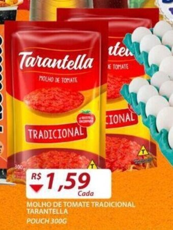 Assaí Atacadista Molho de Tomate Tradicional Tarantella 300g oferta