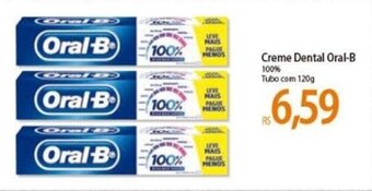 Atacadão Creme Dental Oral B 100% 120g oferta
