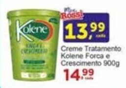 Rossi Supermercado Creme Tratamento Kolene Forca e Crescimento 900g oferta