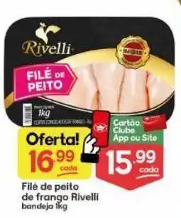 Supermercados Princesa Filé de peito de frango rivelli 1kg oferta