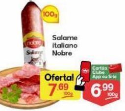 Supermercados Princesa Salame italiano nobre oferta