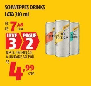 Schweppes drinks lata 310 ml