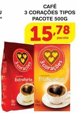 Café 3 corações 500g