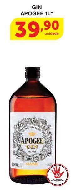 Roldão Gin apogee 1l oferta