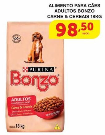 Ração para cães bonzo 18kg