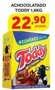 Roldão Achocolatado toddy 1,8kg oferta