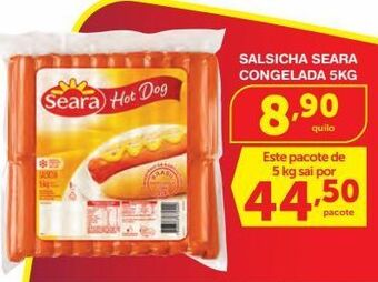 Roldão Salsicha seara 5kg oferta