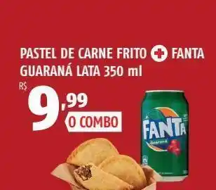 OXXO Pastel de carne frito + fanta guaraná lata 350 ml oferta