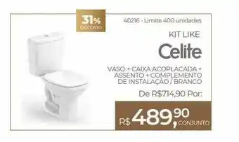 ABC da Construção Kit like celite 31% desconto oferta