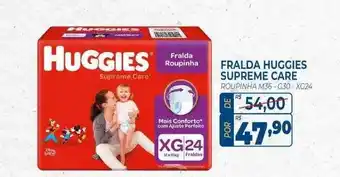 Fralda huggies supreme care