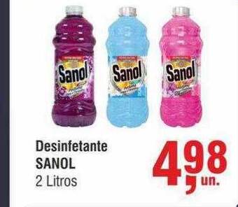 Higa Atacado Desinfetante sanol oferta