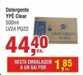 Detergente ypê clear lv24 pg22