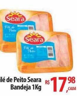 Filé de peito seara bandeja