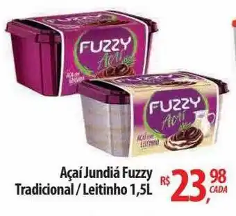 Açaí jundía fruzzy tradicional leitinho