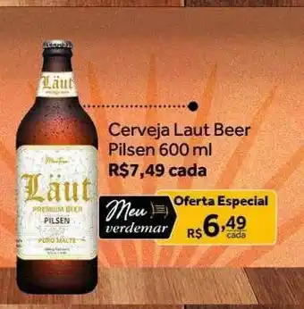 Verdemar Supermercado Cerveja laut beer pilsen oferta
