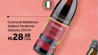 Verdemar Supermercado Creme de balsâmico italiano verdemar sabores oferta