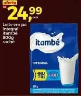 Frangolândia Leite em põ Integral Itambé 800g saché oferta