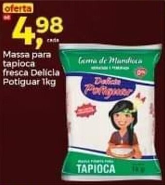 Massa para tapioca fresca Delicia Potiguar 1kg