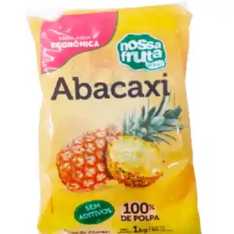 Super Lagoa Polpa nossa fruta brasil 200g abacaxi oferta