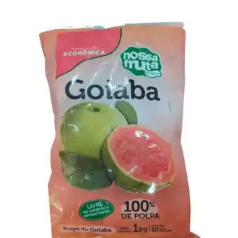 Super Lagoa Polpa nossa fruta brasil 1kg com 10 goiaba oferta