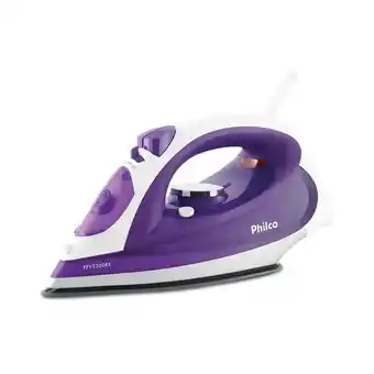 Ferro a vapor pfv2300rx 1200 w base de cerâmica ultra deslizante philco