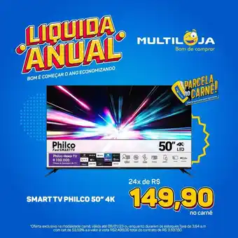 Smart TV Philco 50" 4K