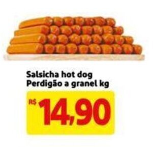 Extra Supermercado Salsicha Hot Dog Perdigão a granel 1kg oferta