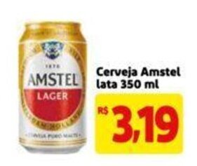 Extra Supermercado Cerveja Amstel lata 350ml oferta
