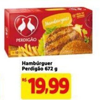 Extra Supermercado Hamburguer Perdigão 672g oferta