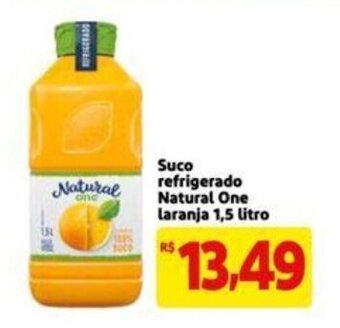 Extra Supermercado Suco refrigerado Natural One Laranja 1.5L oferta