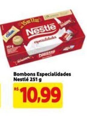 Extra Supermercado Bombons Especialidades Nestle 251g oferta