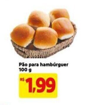 Extra Supermercado Pão para Hamburguer 100g oferta