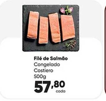 Zaffari Filé de salmão congelado costiero oferta