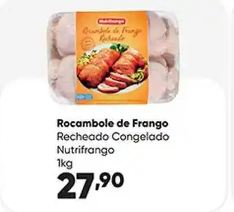 Zaffari Rocambole de frango recheado congelado nutrifrango oferta