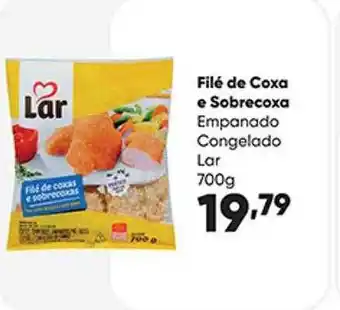 Zaffari Filé de coxa e sobrecoxa empanado congelado lar oferta
