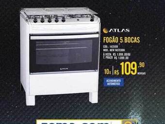 Zema Atlas fogão 5 bocas oferta