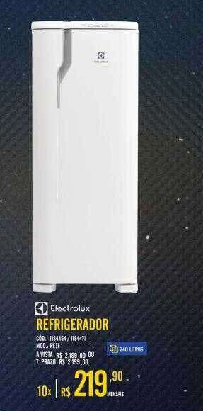 Zema Electrolux refrigerador oferta