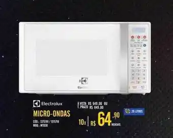 Zema Micro-ondas electrolux oferta