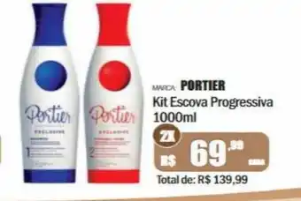 Rio Belleza Kit escova progressiva 1000ml portier oferta