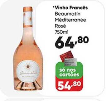 Zaffari Vinho francês beaumatin méditerranée rosé oferta