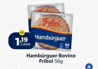 Super Show Hambúrguer bovino friboi oferta