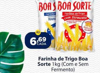 Super Show Farinha de trigo boa sorte com e sem fermento oferta