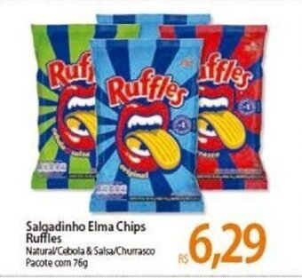 Atacadão Salgadinho Elma Chips Ruffles 76g oferta